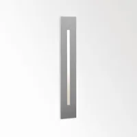 delta light -   encastrable inlet gris aluminium  métal